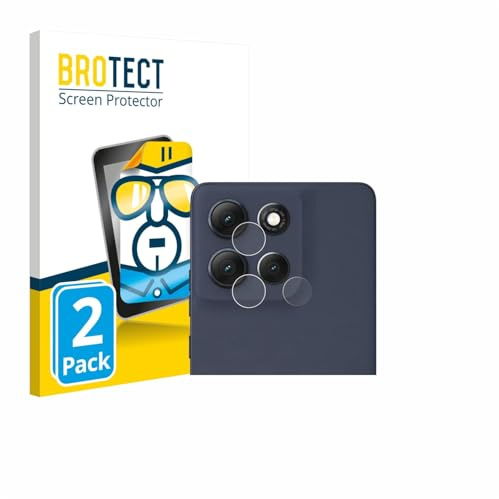 BROTECT Schutzfolie für Motorola Moto G86 | (NUR Kameraschutz) 2 Stück Transparenter Displayschutz Made in Germany Klare Displayschutz-Folie Clear Einfache Montage