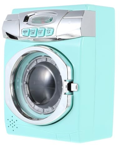 Warmhm Kreatives Babyspielzeug Waschmaschine aus Kunststoff mit Soundfunktion Pädagogisches Waschmaschinenspielzeug für Kleinkinder Fördert Motorische Fähigkeiten und Spielerisches Lernen