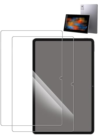2 Stück Schutzfolie für Lenovo Idea Tab Plus/Lenovo Tab K12/Lenovo Xiaoxin Pad 12.1 Zoll Tablet, yystao 9H-Gehärtetes Glas Displayschutz, Kratzfest, Hochauflösend klar