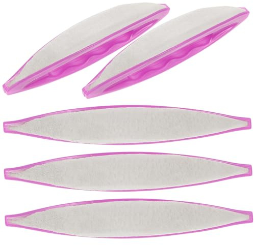 COLLBATH 5Pcs Nail Buffing Tool with Sheepskin Wax for Manicure Nail Art Buffer Polishing and Shaping Salon Use Waxing Accessories