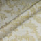 Stoff am Stück Stoff Polyester Jacquard Ornament ecru gold Lurex Goldbrokat Barock Rokoko 280 cm überbreit