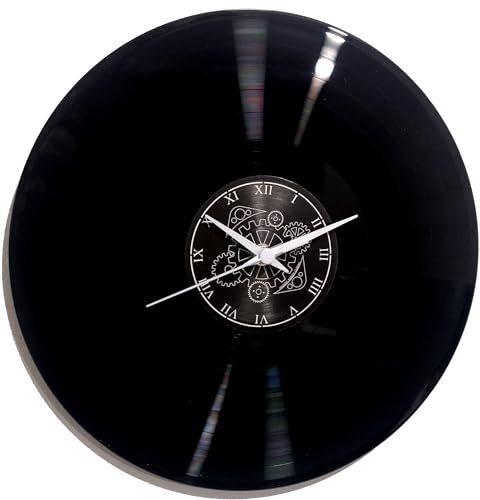 Instant Karma Clocks | Wanduhr auf Schallplatte aus Vinyl | Geschenkidee | Wanddekoration, Schlitzwender, Wurst-Ikone