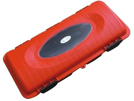 MAXTER - Baúl extintor de incendios, 6 kg, con correa y ojo de buey, resistente a los golpes