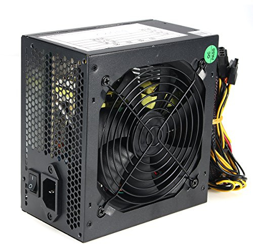 CCChaRLes ATX 600W Pc Alimentation Modulaire Alimentation 12V SLI Ventilateur Illuminé USA