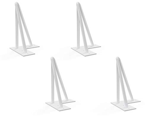 Haarnadel Tischbein 4x Hairpin Leg Möbelbein Haarnadelbeine aus Metall Tischzubehör DIY für Esstisch Couchtisch Schreibtisch
