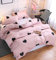 AShanlan Kinderbettwäsche 140x200 Mädchen Rosa Altrosa Kinder Bettwäsche Set Süß Herzen Motiv 100% Mikrofaser Pink Bettbezug Reißverschluss mit Kopfkissenbezug 70x90 cm