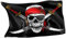 Original RAHMENLOS Piraten Flagge Karibik