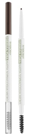 Deborah Milano – Augenbrauenstift, reine Formel, 03 Dark Brown, hochverträglicher Stift mit Mikrospitze, ideal zum Definieren mit sehr hoher Präzision, langer Halt