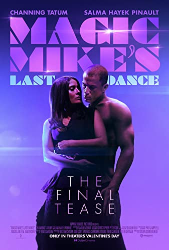 XIHOO Magic Mike's Last Dance 2023 Filmposter, ungerahmt