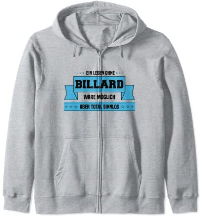 Billard Fanartikel Lustige Pool Sprüche Geschenkidee Kapuzenjacke