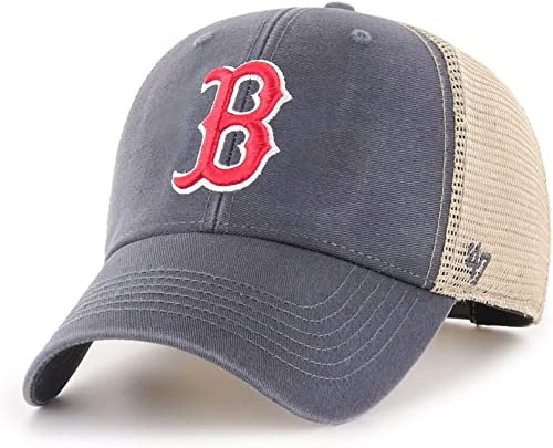 47 MLB Flagship Wash-Mesh MVP verstellbare Mütze für Erwachsene, Einheitsgröße, Boston Red Sox Vintage Navy, Einheitsgröße