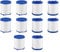 10 Pezzi Elemento Filtro Acqua Rubinetto, HASLED Elemento Depuratore Acqua Rubinetto, Filtri per Rubinetti Acqua Elemento in Cotone PP, per Potabile, Cucina, Lavatrice