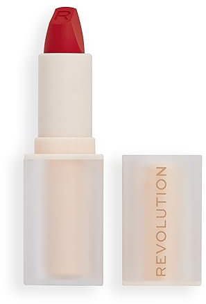Revolution Lasting Kiss Rossetto, Formula Matte, Lunga Tenuta, Vibe Rosso