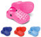 Sandalo Clog Uomo Donna e Bambino in Eva Made in Italy Zoccoli Classici Sabot (Rosa Neo, 26)