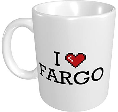Lustige Tasse „I Love Fargo“-Tasse für Väter, Geburtstagsgeschenke, Ideen, lustige Geschenke für Männer