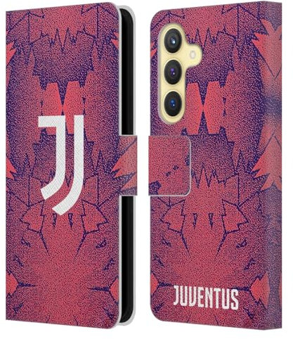 Head Case Designs Licenza Ufficiale Juventus Football Club Terza 2022/23 Kit Partita Custodia Portafoglio in Pelle Compatibile con Samsung Galaxy S24 5G