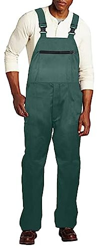 Salopette de travail à bretelles pour homme avec boutons - Pantalon de travail extensible - Grandes tailles - Salopette de travail - Pantalon cargo - Salopette de travail - Salopette de travail -