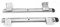 2Pcs Thickened Cold Rolled Keyboard Slide Rail Keyboard Rail, Keyboard Slide Under Table Shelf Runner Steel Computer Desk Keyboard Slide Rail Bracket (Eujgoovp56gqzo32k-01)