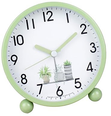 ORFOFE Digitaler Zeiger Tischuhr Wecker Leuchtuhr Desktop-Uhr Nachttischuhr Ohne Batterie Für Wohnzimmer Dekoration