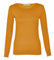 Shop Nova® Women Ladies Long Sleeve Round Neck Plain Top Stretchy Casual T Shirts Basic Slim fit Tee Tops UK Size 8-26 (Mustard, 12)