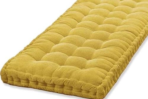 Bankkissen Bankauflage 1/2/3 Sitzer,90x40/100x40/120x40/150x50/160x40/160x50cm Sitzauflage 10cm Dickes Outdoor Sitzkissen Bank, Rechteckiges Bankpolster, Waschbar Gartenbank Auflage(Color:3a,Size:50x