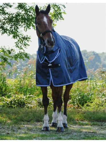 Ekkia Riding World Combo Regendecke Marineblau, QHP17_Gr.:145 cm