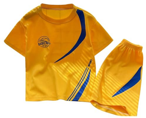 Sommer kinder Sport Schnell Trocknende Kleidung Jungen Fußball Kurzarm Basketball Shorts Basketball-Training Sportswear Baby Kleidung 68