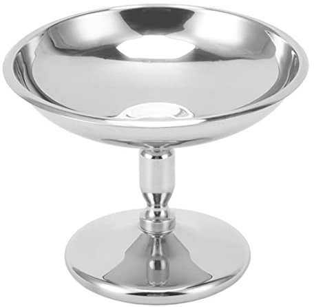 Tixiyu Durevole Tazza da Dessert Vintage in Acciaio Inossidabile 304 per Budino, Latte, Gelatina, Gelato, caffè