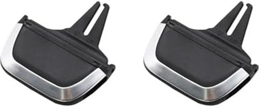 NEGRO AC Vent Grille Tab Slider Clip, passend for BMW 5 6GT Serie G30 G31 G38 G32 520d 525i 530i 540i Reparatursatz for Klimaanlage vorne und hinten Auto-Klimaanlagengitter(L and R 2PCS)
