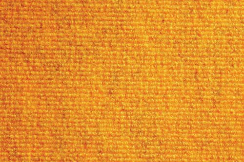 Supacord Tile Yellow Modern Plain Fibrebonded Carpet Tiles for Home (All Rooms), 20 Tiles per Pack, Suitable for underfloor Heating