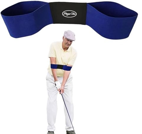 Golf Swing Trainer,1 PCS Golf Swing Band Golf Swing Training Aid,Golf Connection Band,Professional Golf Training Aids for Posture Correction,Golf Training Equipment for Men Women Kids(Blue)