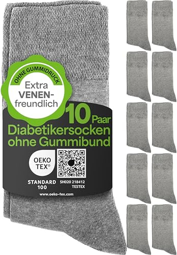 Diabetikerstrumpor 10x-förpackning