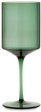 Fade Set 6 Bicchieri Calici in vetro verde Garda 400 ml