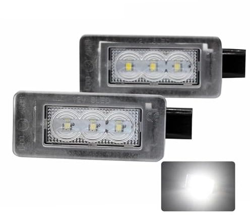 NOTEDI Auto Nummernschildbeleuchtung Lampe,für Peugeot 207 CC 308 MK2 2008 208,Langlebig Effizient Hochwertige Digitale Nummern Leuchten Fürs Auto