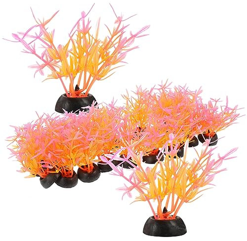 Supvox 20pcs Lebensechte Gefälschte Pflanze Für Aquarium Dekorative Faux Anlage Zubehör