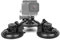 Reflex Camera Removable Tri-Angle Suction Cup Mount - 9cm, Secure Mount Compatible with Go Pro Hero 13/12/11/10/9/8 & Akaso, Durable Material for Cars, Boats & Smooth Surfaces