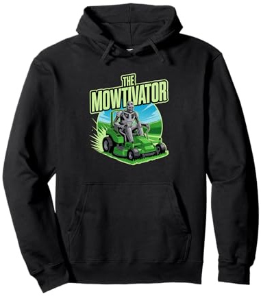 The MOWtivator/Zero-turn Funny Lawn care. Pullover Hoodie
