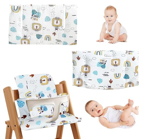 Hojalis Sitzkissen Für Stokke Tripp Trapp, Hochstuhl Sitzkissen Set, Kids Sitzkissen Für Stokke Tripp Trapp, Hochstuhl Sitzkissen Wasserdicht, Sitzverkleinerer Für Kinderhochstuhl,Einfach Befestigung
