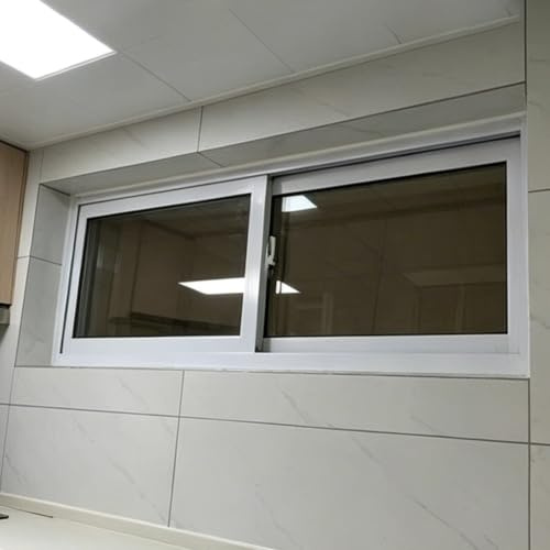Ventana corredera de aluminio con mosquitera, ventana de repuesto para dormitorio(WxH 40x30 in)