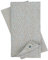 Linen & Cotton 4 x Stoffservietten Servietten Stoff Leinenservietten Cervo -100% Leinen, Hellblau/Beige - Ornamente (47 x 47cm) für Hochzeit Gastronomie Hotel Restaurant Cafe Dinner Party Fest