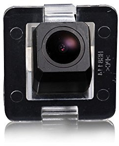 Kalakass Rückfahrkamera an Nummernschild anbringbar 170 Sichtwinkel Nachtsicht Wasserdicht Einparkkamera für Mercedes Benz GLK 300 350 S400 S450 S500 S600 X204 W204 W212 S204 W221 W216