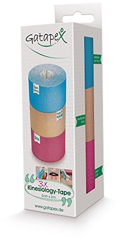 Gatapex Kinesiologie-Tape, 3er Set = 3 x 2m x 5cm