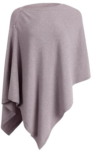PULI Damen Schal Poncho Decke Cape Cardigan Kaschmir/Kaschmir Wickelschal Geschenk für Mutter