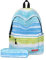 FANDARE Schulrucksack Galaxy Schultasche Junge Mädchen Rucksäcke Schulranzen mit Mäppchen Teenager Tagesrucksack Reise Daypack Damen Laptop-Tasche Kinderrucksäcke Wasserdicht Polyester Blau Grün
