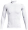 Under Armour Herren Ua Hg Comp Mock Langarmshirt, Weiß, L EU
