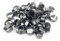 Mehrfarbige Vogelbeinbänder Fußring Beinring Nummeriert 1-100 8 mm Renntaubenring Papagei Küken Ente Clip Ringe Band (schwarz)
