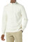 Amazon Essentials Felpa in Pile A Maniche Lunghe con Zip Corta Uomo, Bianco Sporco, L