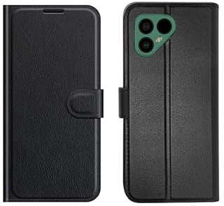 Generische Handyhülle kompatibel mit Fairphone 4, Book Case, Schutzhülle, hochwertige Lederhülle mit Kartenfächern und Standfunktion