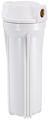 MECCANIXITY Filtro da acqua che alloggia 10 pollici intero sistema di filtrazione della camera 1/2 di pollice ingresso/uscita porta d'oro per la cucina