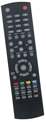 ALLIMITY RCGJ2100BU Reemplazo de Mando a Distancia adaptar por Sharp Philips MWT1201T LC-19SH7E-BK LC-32SH7E-RU LC-19S7E LC-19SH7E LC-26SH7E LC-32S7E-BK LC-19SH7E LC-19SH7E LC-32SH7E-BK LC-32SH7E